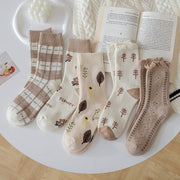 Women's Plaid Socks for Casual Wear