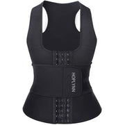 Sweat-wicking Zippered Waistcoat And Abdomen Corset