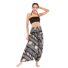 European and American Casual Yoga Pants Yoga Wear Bohemia