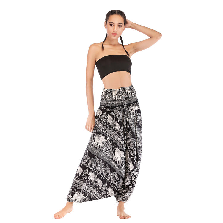 European and American Casual Yoga Pants Yoga Wear Bohemia