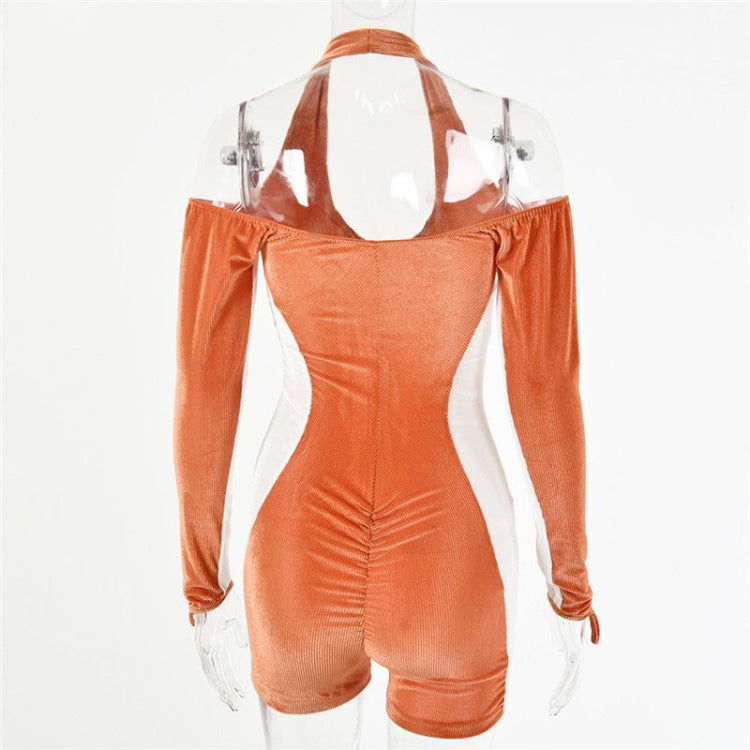 Open Back Sexy Jumpsuit Women's