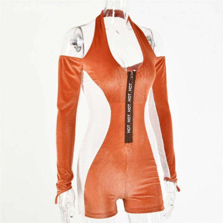 Open Back Sexy Jumpsuit Women's