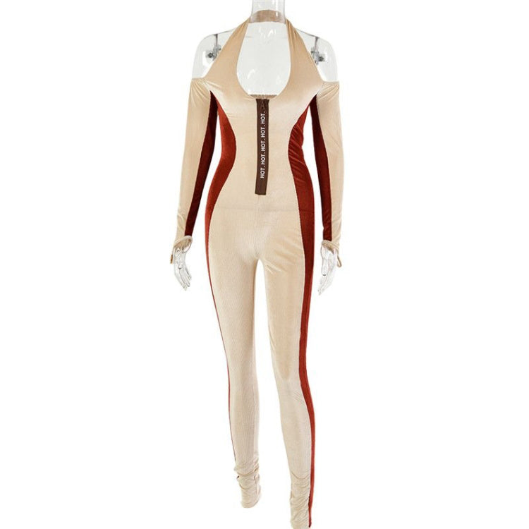 Open Back Sexy Jumpsuit Women's