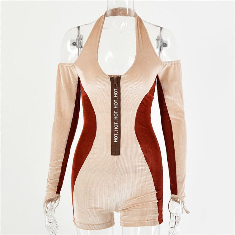 Open Back Sexy Jumpsuit Women's