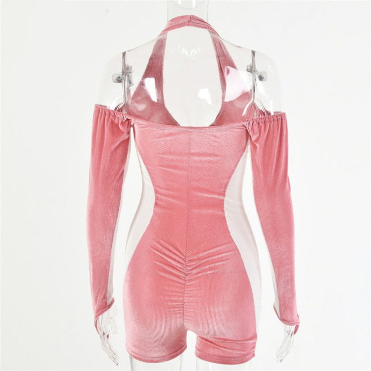 Open Back Sexy Jumpsuit Women's