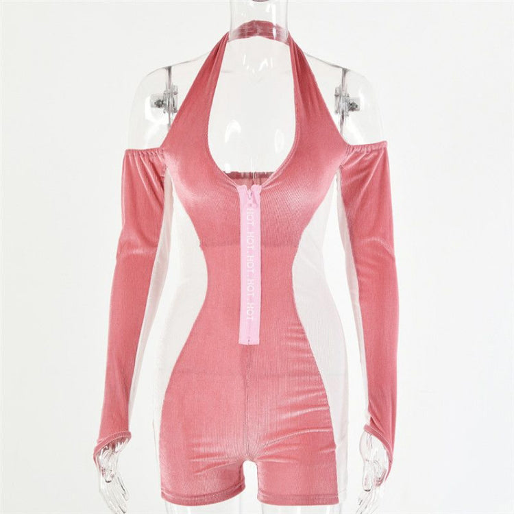 Open Back Sexy Jumpsuit Women's