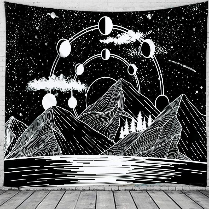 Bedroom Ecoration Tapestry to Map Custom Digital Printing Net Red Background Cloth Hanging Cloth