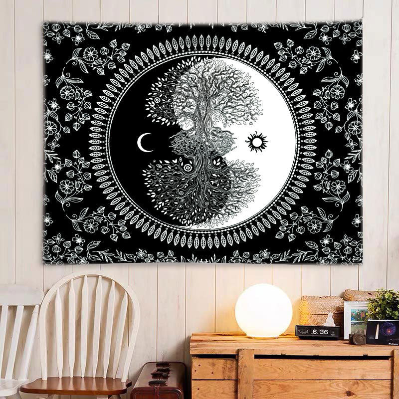 Bedroom Ecoration Tapestry to Map Custom Digital Printing Net Red Background Cloth Hanging Cloth
