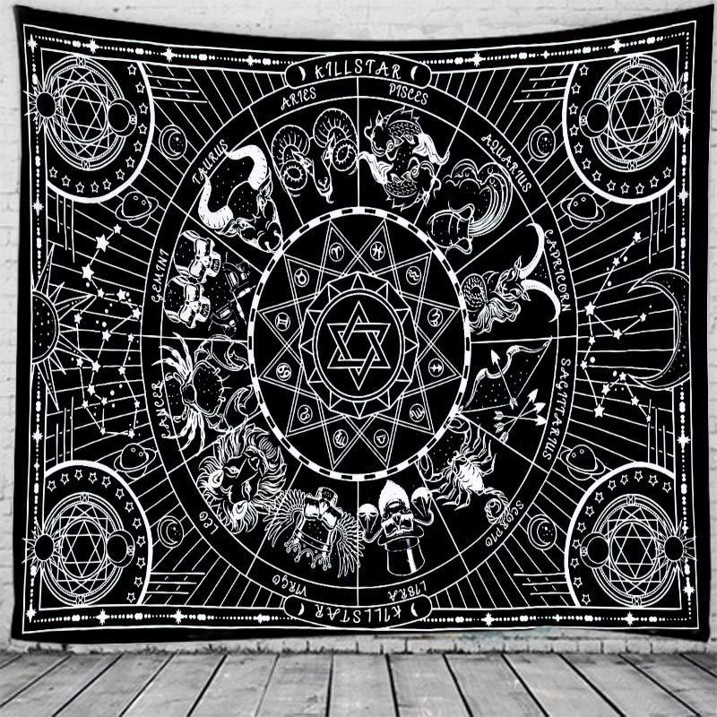 Bedroom Ecoration Tapestry to Map Custom Digital Printing Net Red Background Cloth Hanging Cloth