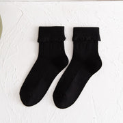 Bamboo Fiber Women's Mid-Calf Socks - Breathable & Warm