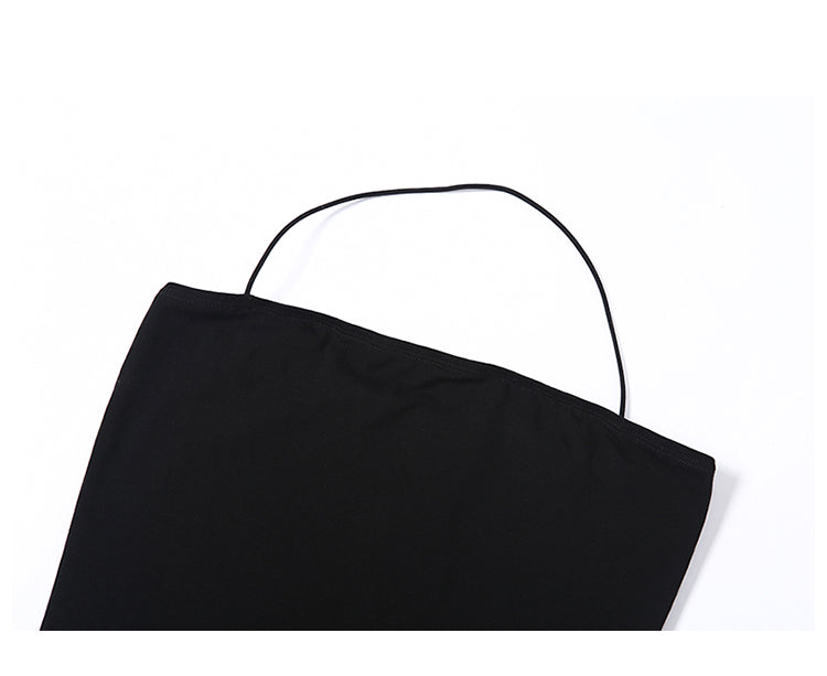 Chic One-Shoulder Slim Fit Tube Jumpsuit