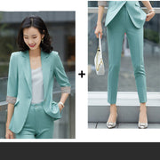 Chic Women's Two-Piece Professional Suit Set