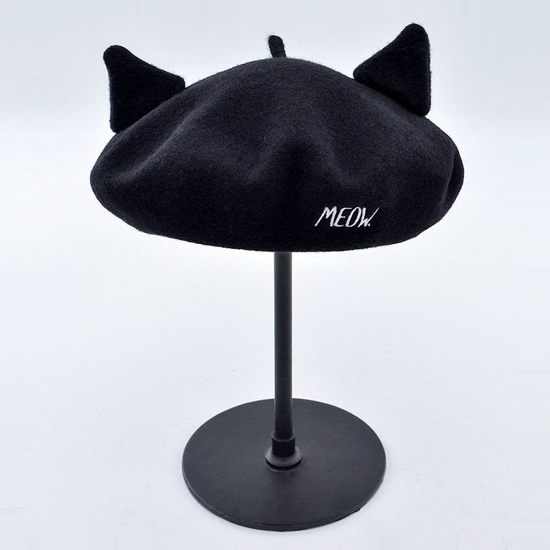 Chic Cat Ear Beret