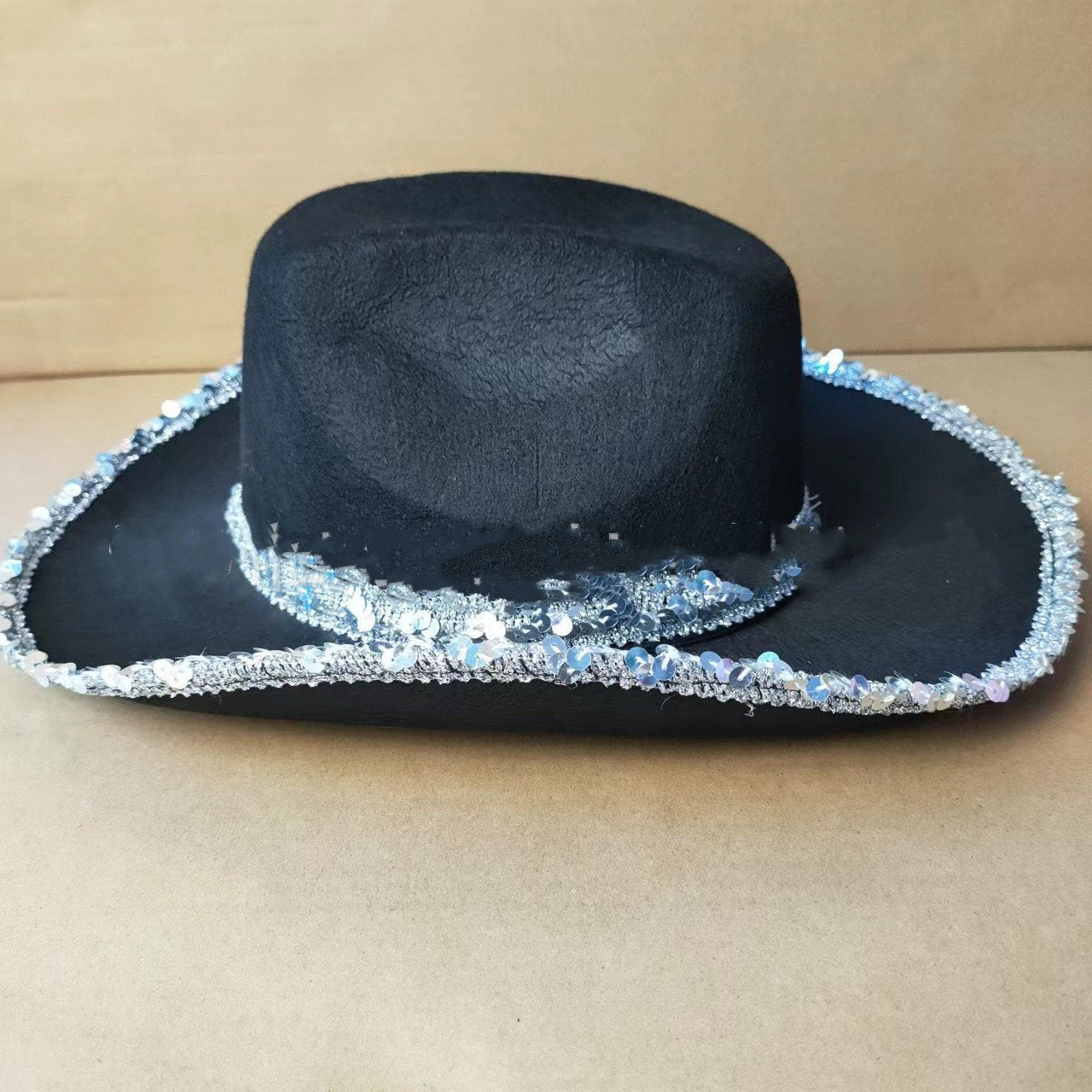 Sequin Denim Hat