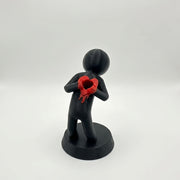 Broken Heart 3D Printed Pen Holder – "Don't Break My Heart" Novelty Desk Decor