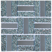 Pvc Imitation Tile Sticker Waterproof and Oil-proof Kitchen Floor Wall Self-adhesive Wallpaper Mosaic Tempered Crystal Film