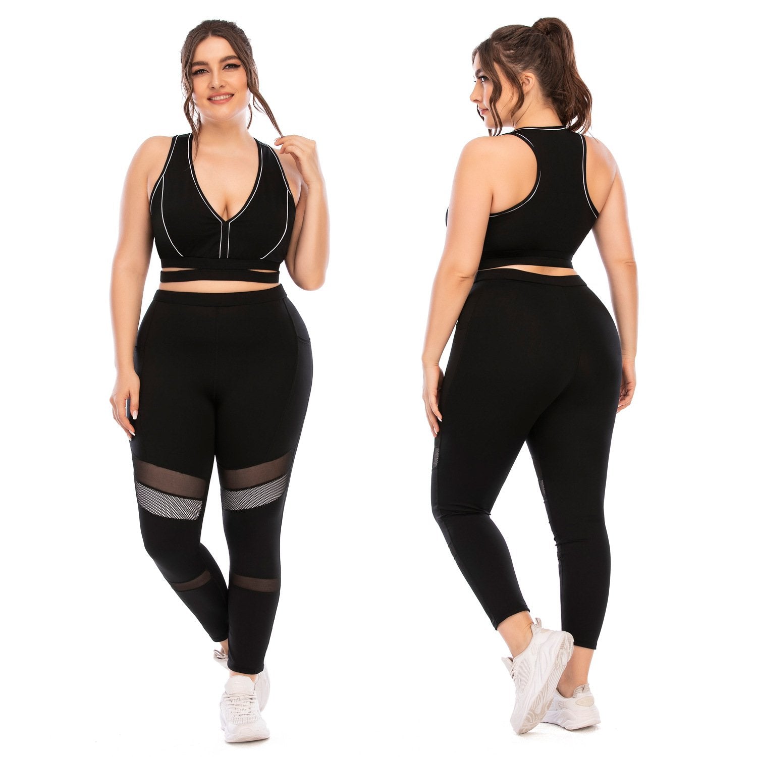Tight Fitness Sports Bra for Large Sizes