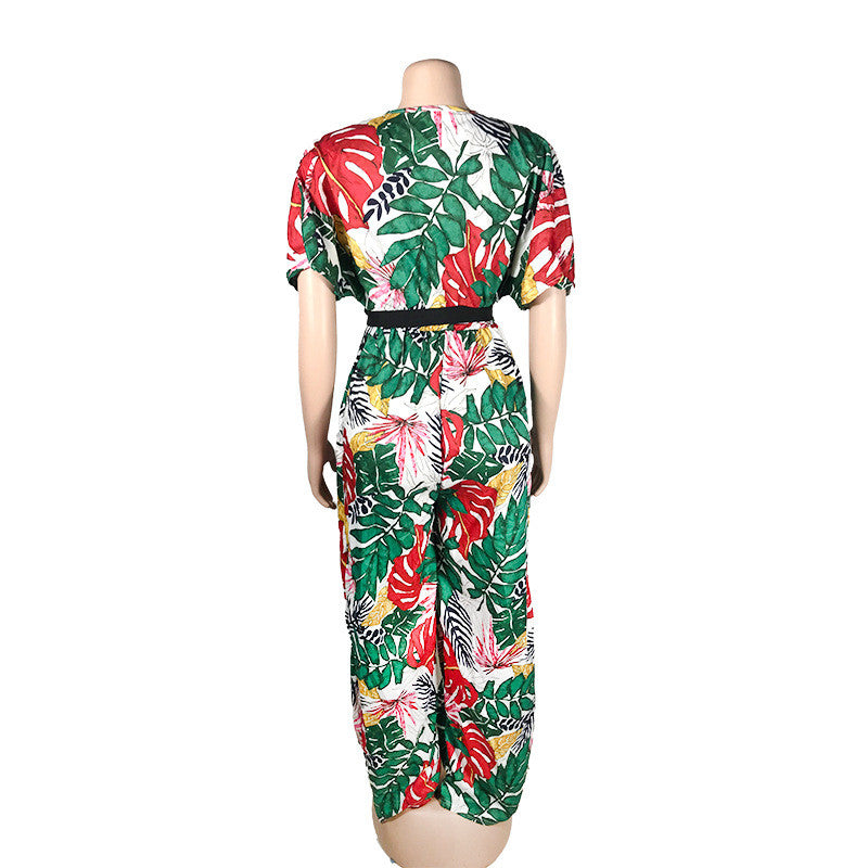 Effortless Chic V-Neck Jumpsuit for Women