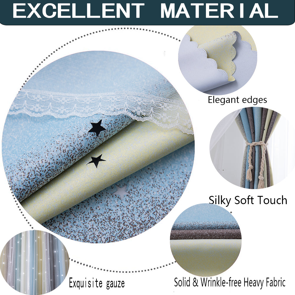 Easy Installation Curtains for Bedroom