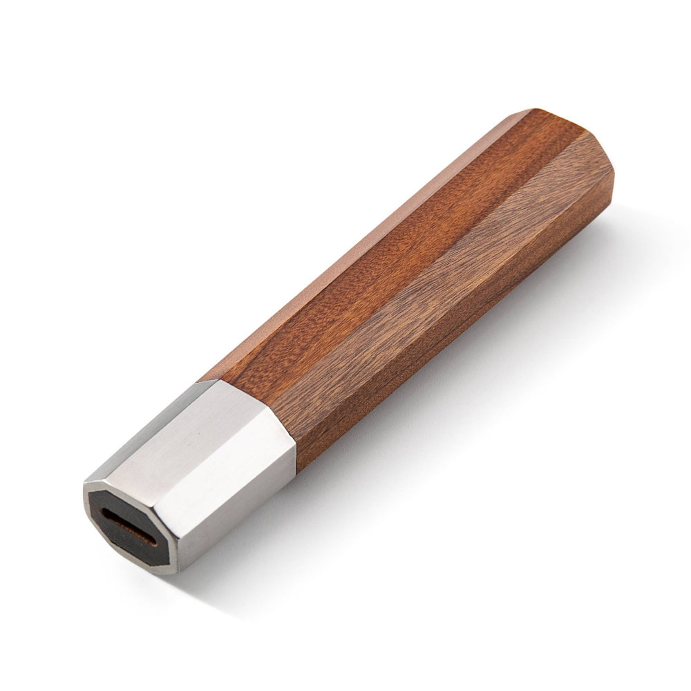 Barbecue Fork Handle Through Hole Wooden Handle for Kitchenware