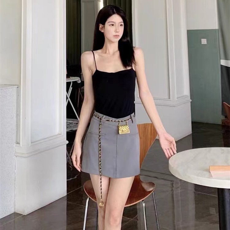 Metal Waist Chain for Women, Sweet Braided Tassel Belt