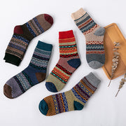 Thick Line Rabbit Wool Socks for Women, Breathable & Moisture-Absorbing