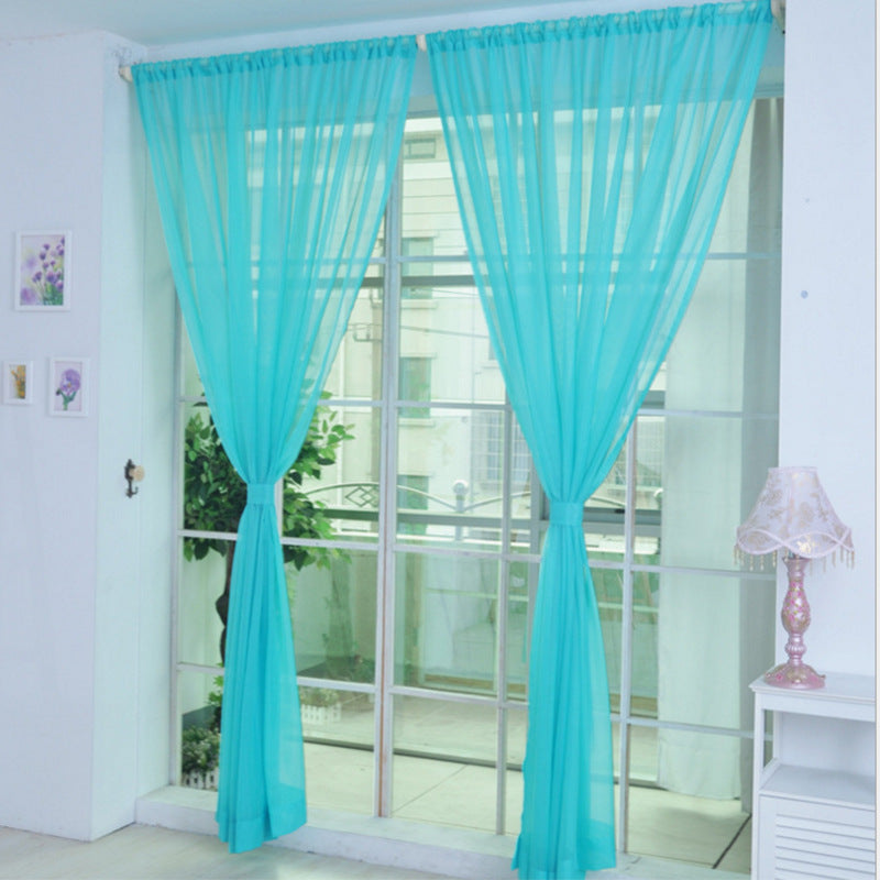 Curtains Solid Tulle Modern Curtains for Living Room Transparent Tulle Curtains Window Sheer for the Bedroom