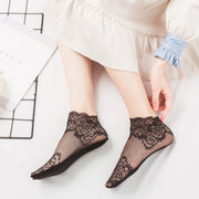 Thin Breathable Knee-High Socks for Women