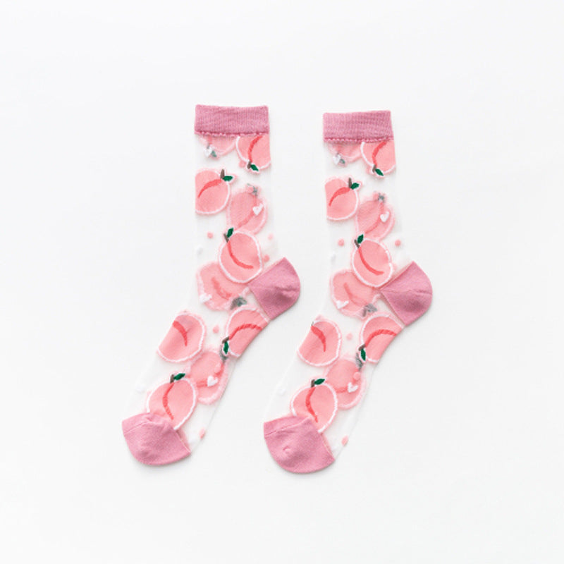 Vibrant Fruit Socks for Women