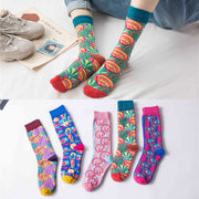 Cozy Winter Socks for Women - High Tube Socks with Soft Cotton