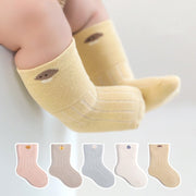 Soft Newborn Baby Socks, Pure Cotton, Warm & Cozy