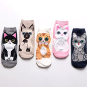 Classic Cartoon Cotton Socks for Women