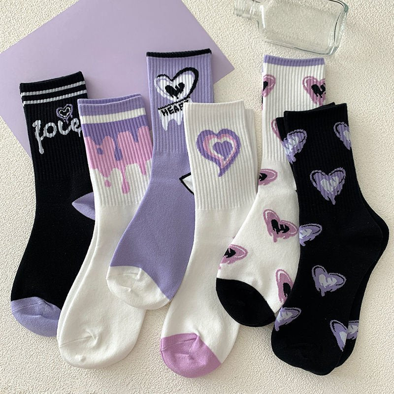 Fun Cartoon Sports Socks for Women