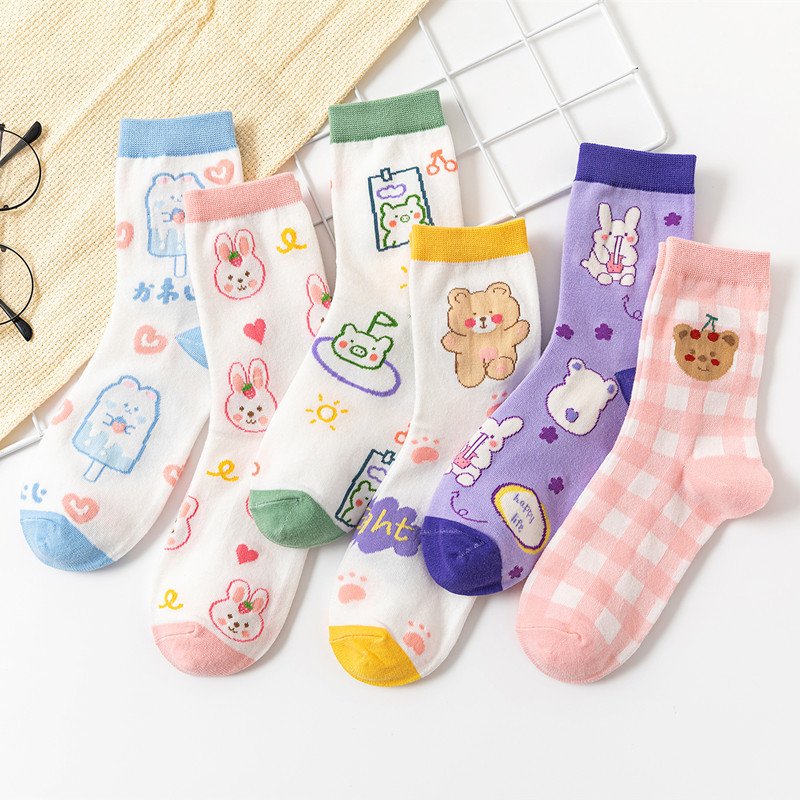 Adorable Cotton Socks