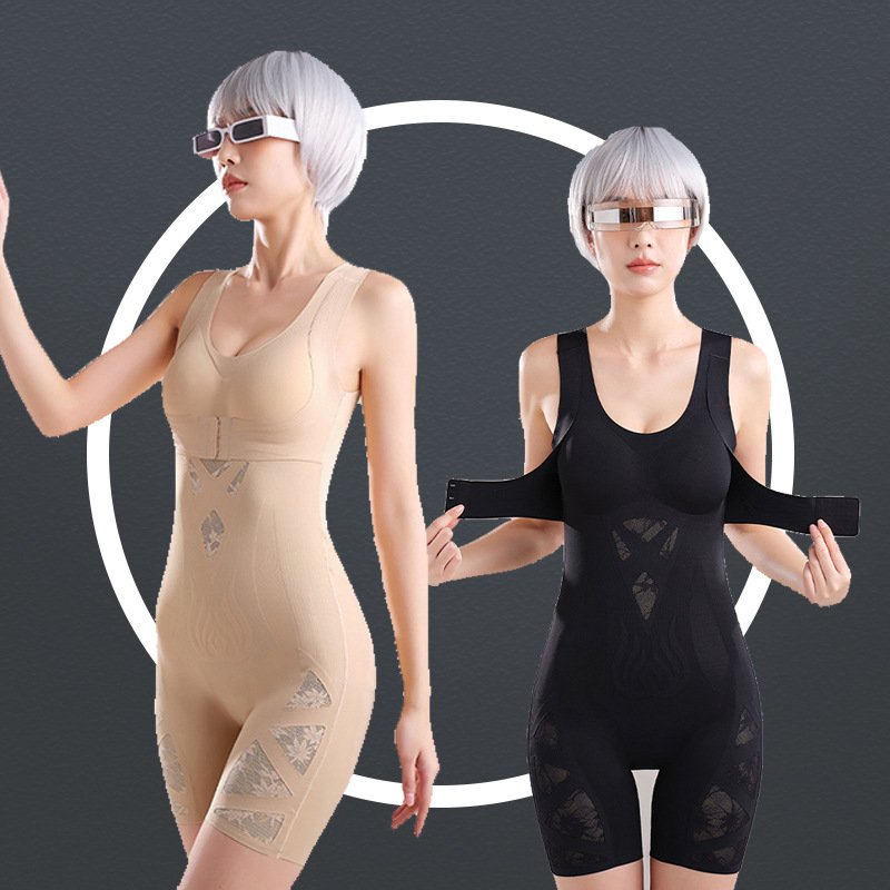 Shapewear Bodysuit for Women - Black
