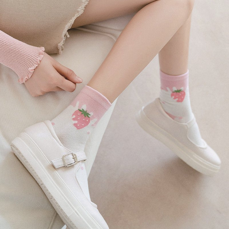 Comfortable Mid-calf Socks for Women