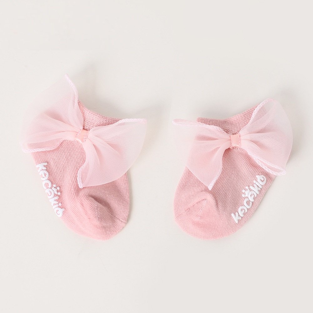 Sweet Princess Bow Mesh Socks