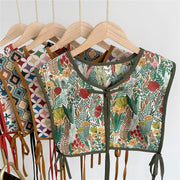 Add a Touch of Embroidery with this Fashionable Shawl