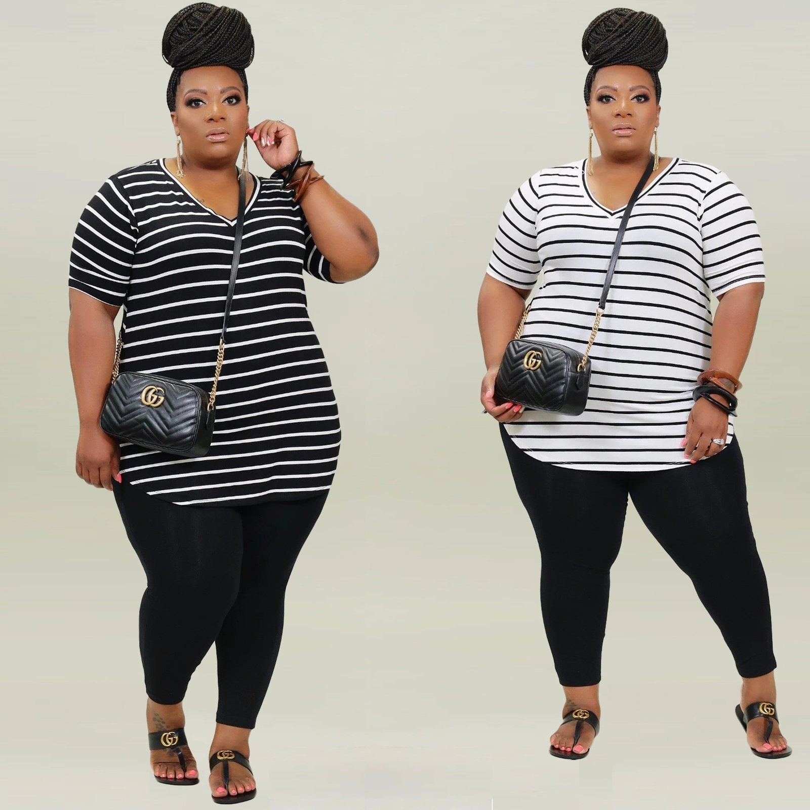 Plus Size 5X Striped Casual Jumpsuit Suit for Women