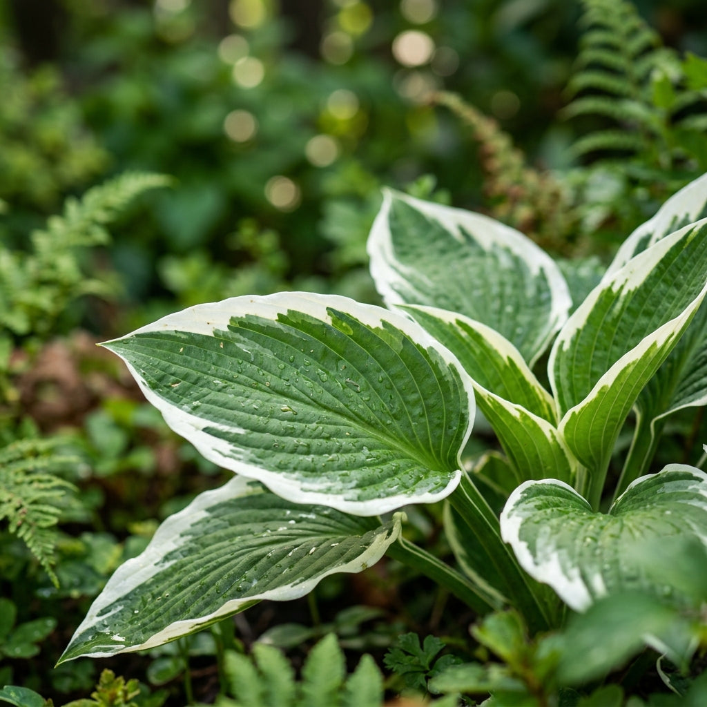 Variegated Hosta Seeds – Pack of 50 for Easy Garden Planting
