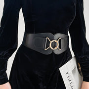 Retro-Style Elastic Waist Belt for Women