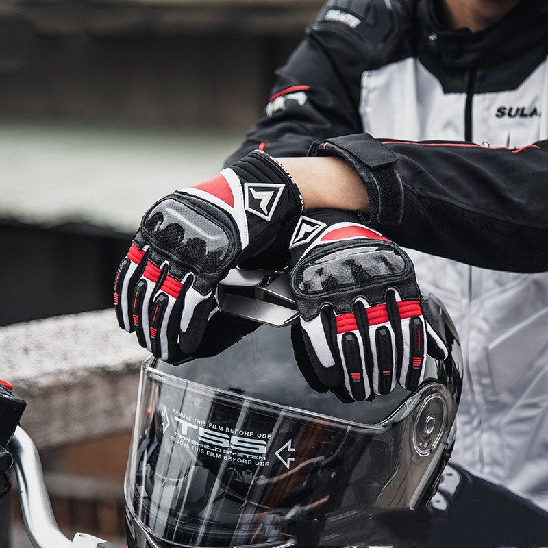 Carbon Fiber Off-Road Motorcycle Gloves for Women