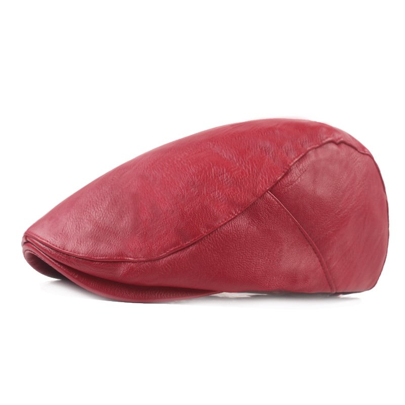Leather Look Hat