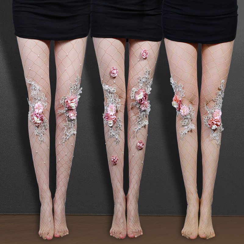 Invisible Pantyhose for Women - Anti-Stray Light & Floral Pattern