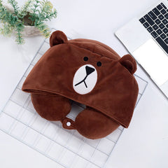 Cozy Cartoon Hat Pillow