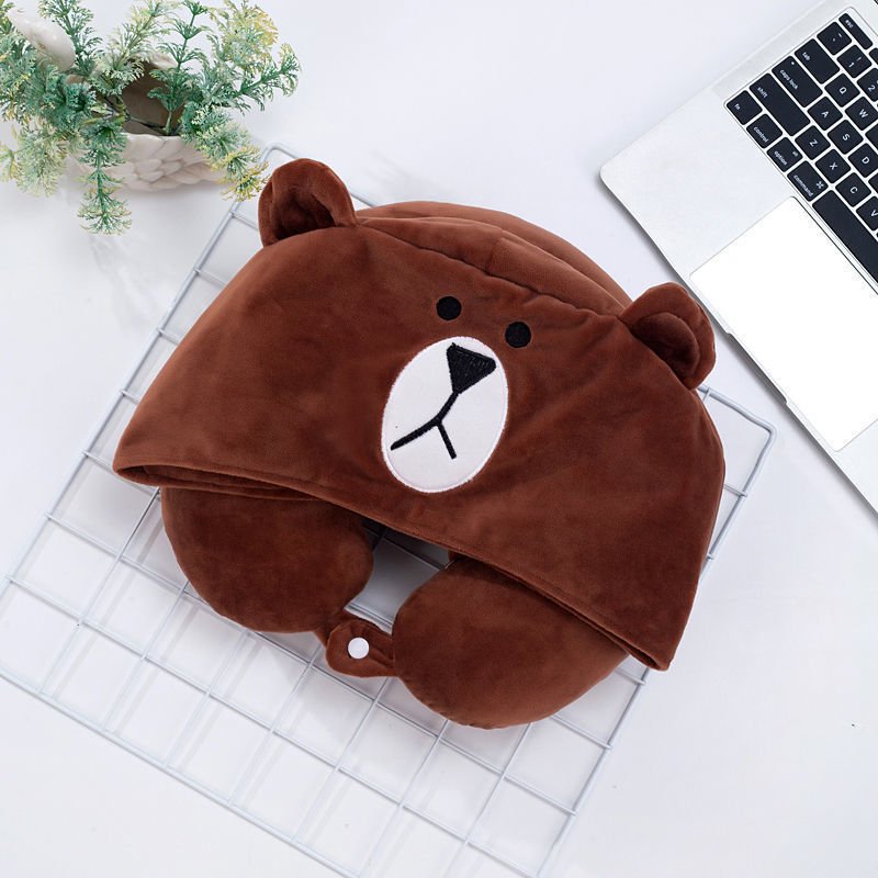 Cozy Cartoon Hat Pillow