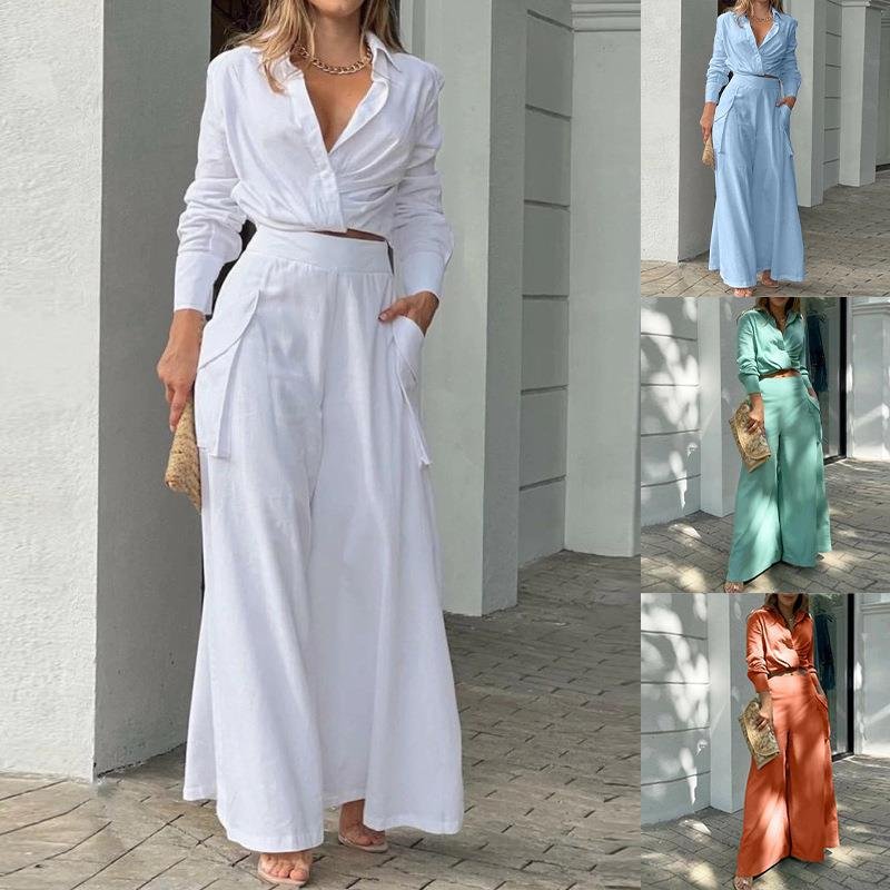 Casual Loose Fit Jumpsuit Set for Women