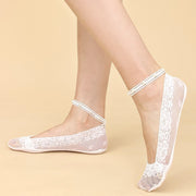 Lace-Up Socks for Women - Soft Cotton