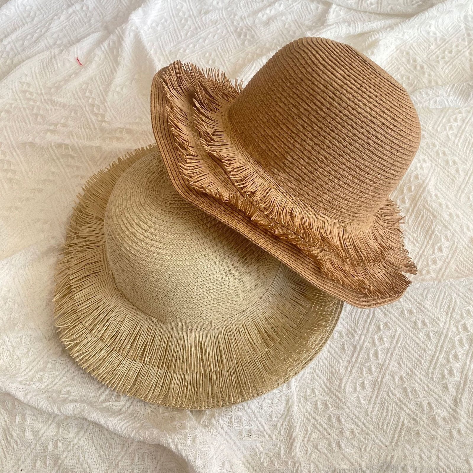 Beachy Chic Straw Sun Hat for Women