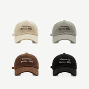 Wide Eaves Corduroy Baseball Hat for Men & Women